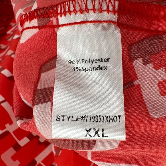 Pomander Place x Tuckernuck Red Chain Colette Dress sz XXL Long Sleeve Tie Waist - Picture 7 of 9